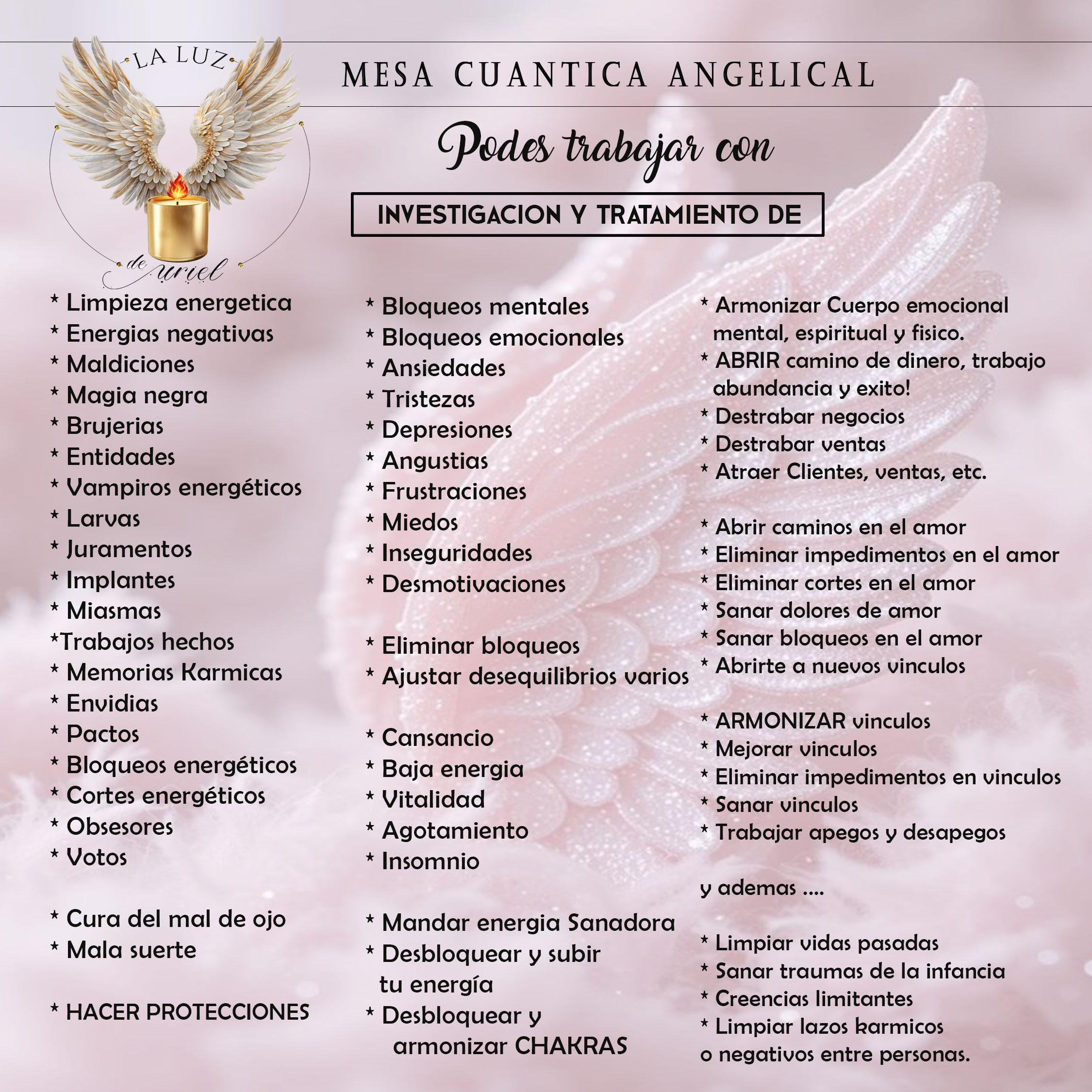 SESIÓN DE MESA CUÁNTICA ANGELICAL - Image 2